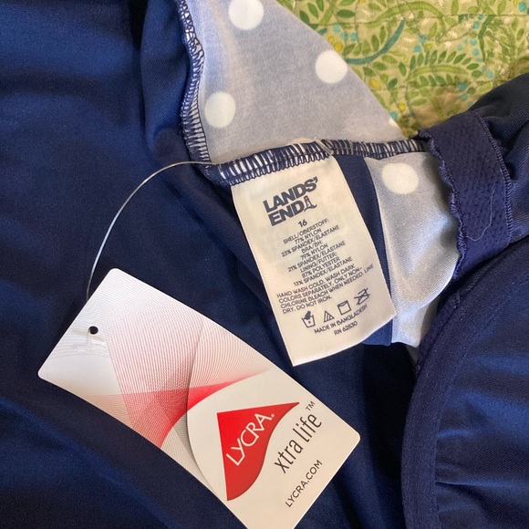 Lands End size 16 tankini top - Picture 2 of 5